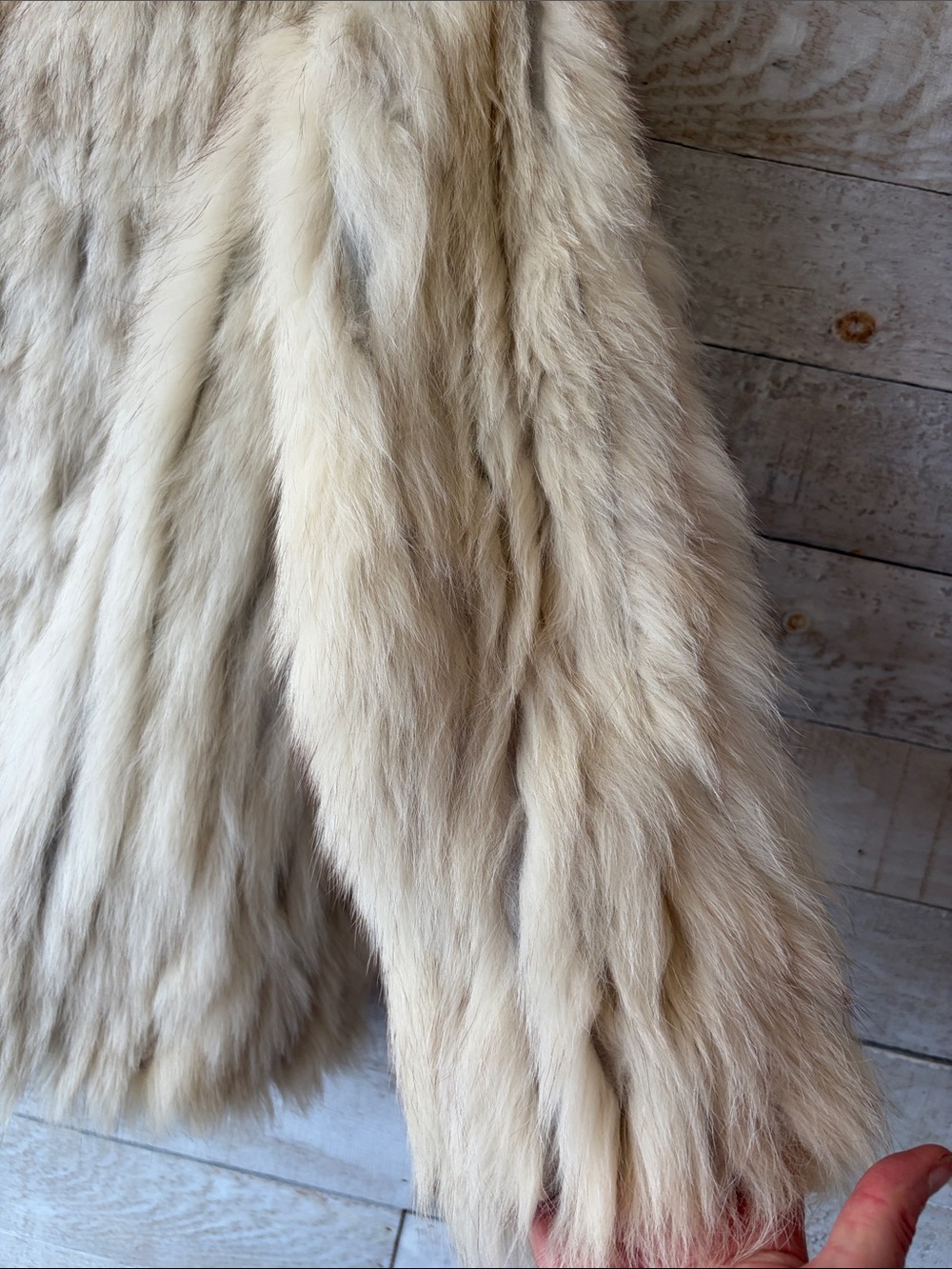 Saga Fox Blue Fox Fur coat - Picture 14 of 14